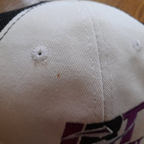 Vintage Trucker Hat JBT Transport Mesh Snapback Cap Black Purple White - Picture 11 of 12